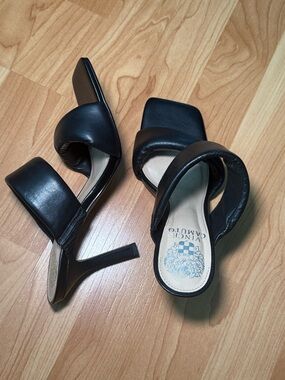 Vince Camuto Padded Strap Mule Heels